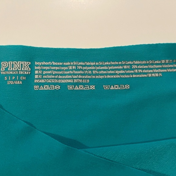 Victoria's Secret Teal Women Shorts - Picture 3 of 4